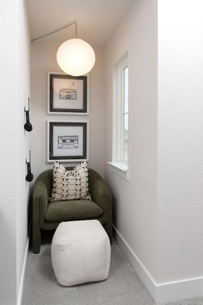 Representative furnished interior of a home built from the Winfield by Tri Pointe Homes in Prairie Collection at The Meadows, Krum (Image 14).