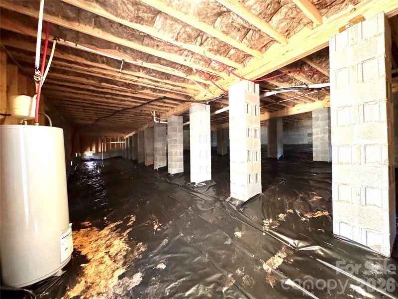 In-progress construction of a new home in , Morganton, NC (Image 27).