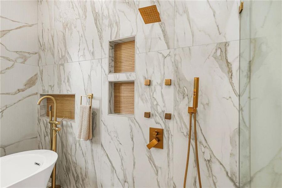 Close-up of interior finishes inside a home in , Atlanta (Image 22).