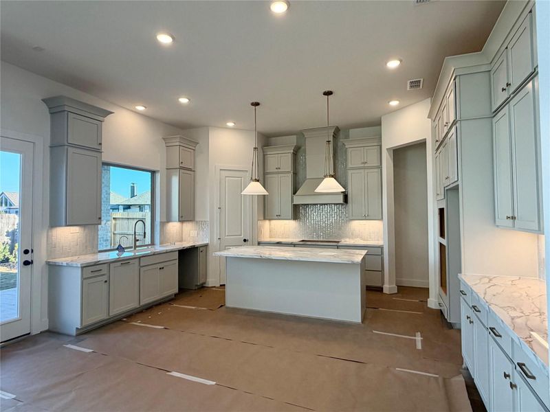 Large window - with back yard and patio views