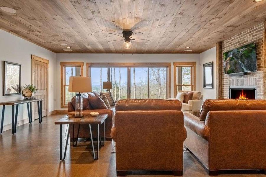 Furnished interior view inside a new home in , Blue Ridge (Image 2).