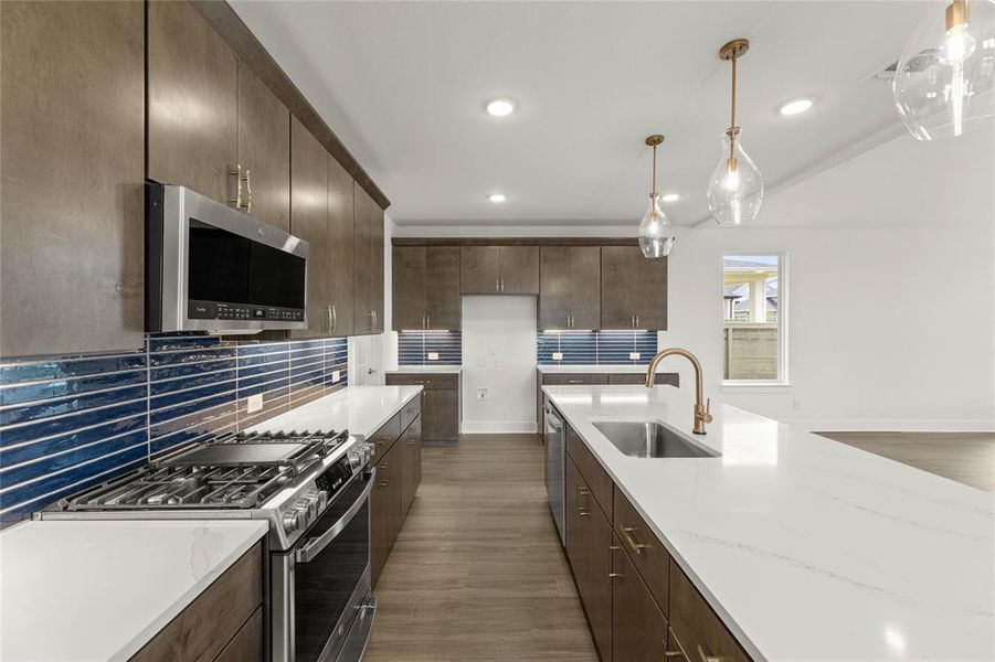Furnished interior view inside a new home in Treeline, Justin (Image 6).