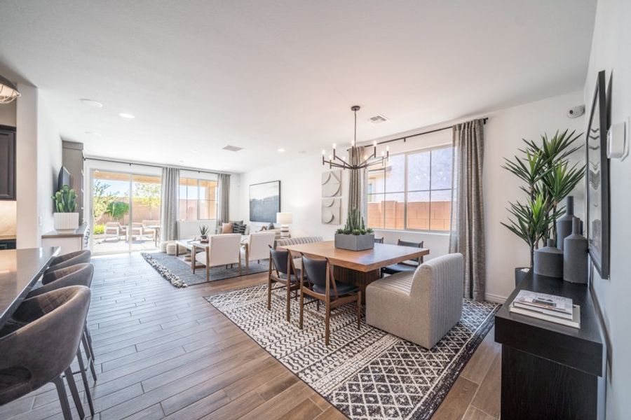 Furnished interior view inside a new home in Hawes Crossing, Mesa (Image 13).