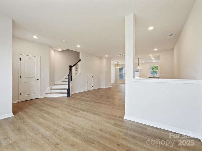 Spacious, unfurnished interior of a new home in North Creek Village - Townhomes, Huntersville (Image 26). Spacious, unfurnished interior of a new home in North Creek Village - Townhomes, Huntersville (Image 26).