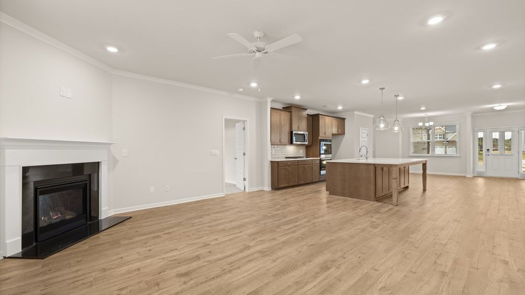 Spacious, unfurnished interior of a new home in The Gates at Pates Creek, Hampton (Image 15).