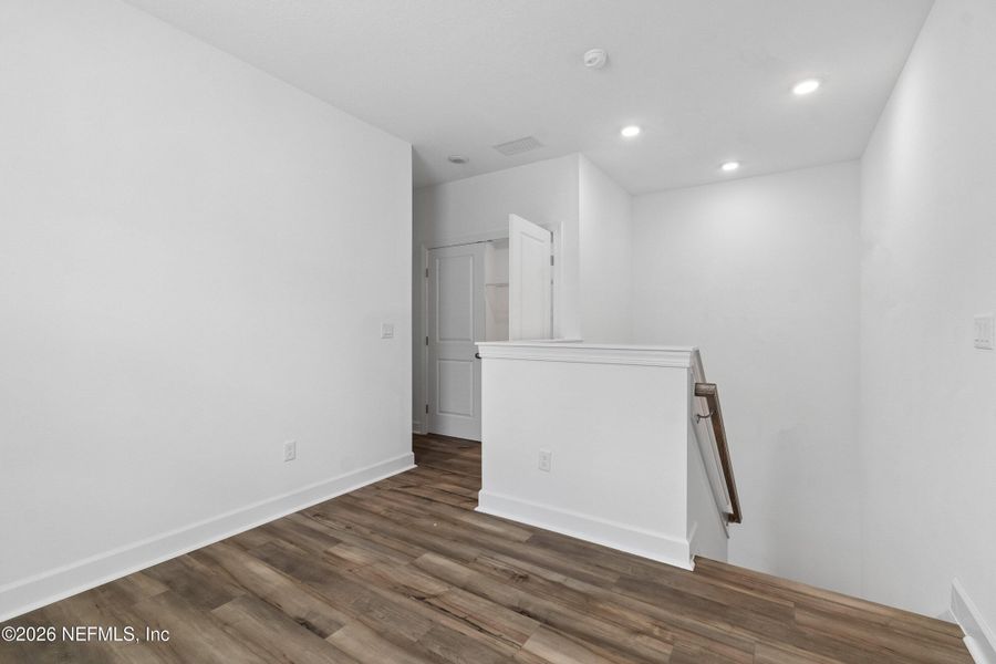 Spacious, unfurnished interior of a new home in Westerly Park at Wildlight – Overlook Collection, Yulee (Image 30). Spacious, unfurnished interior of a new home in Westerly Park at Wildlight – Overlook Collection, Yulee (Image 30).