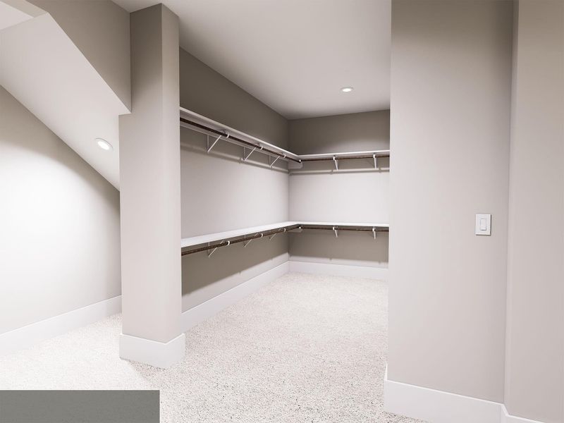 Spacious, unfurnished interior of a new home in The Woodlands Hills - Premier Collection, Willis (Image 14).