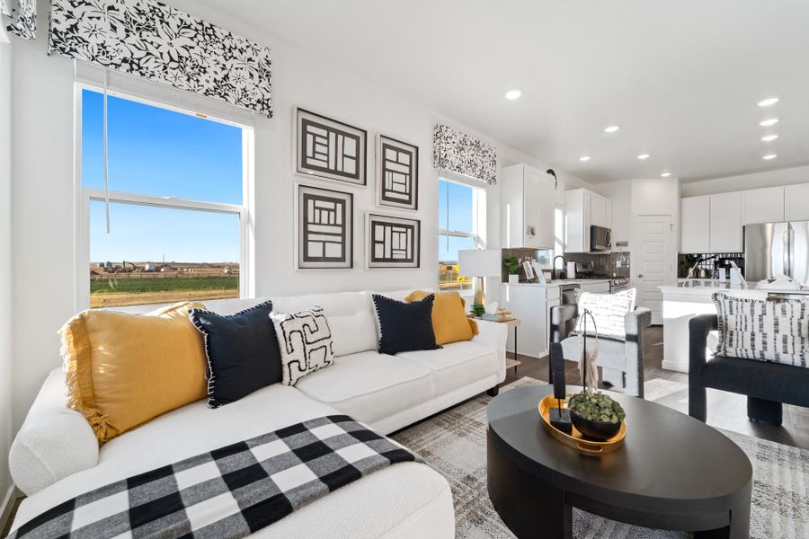 Representative furnished interior of a home built from the Bristol by Baessler Homes in Granary, Johnstown (Image 25). Representative furnished interior of a home built from the Bristol by Baessler Homes in Granary, Johnstown (Image 25).