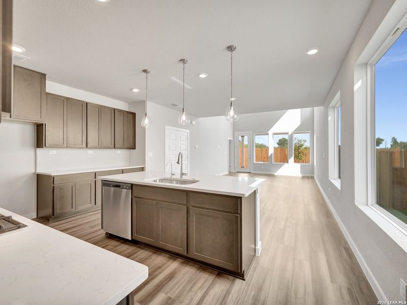 Furnished interior view inside a new home in Fairway Crossing, San Antonio (Image 7).