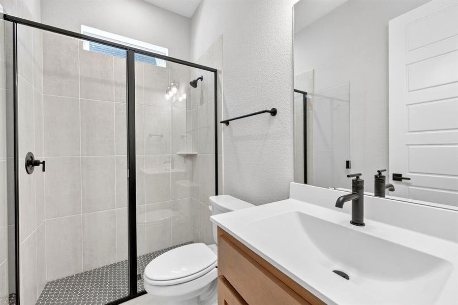 Furnished interior view inside a new home in Pecan Square - Gardens, Northlake (Image 7). Furnished interior view inside a new home in Pecan Square - Gardens, Northlake (Image 7).