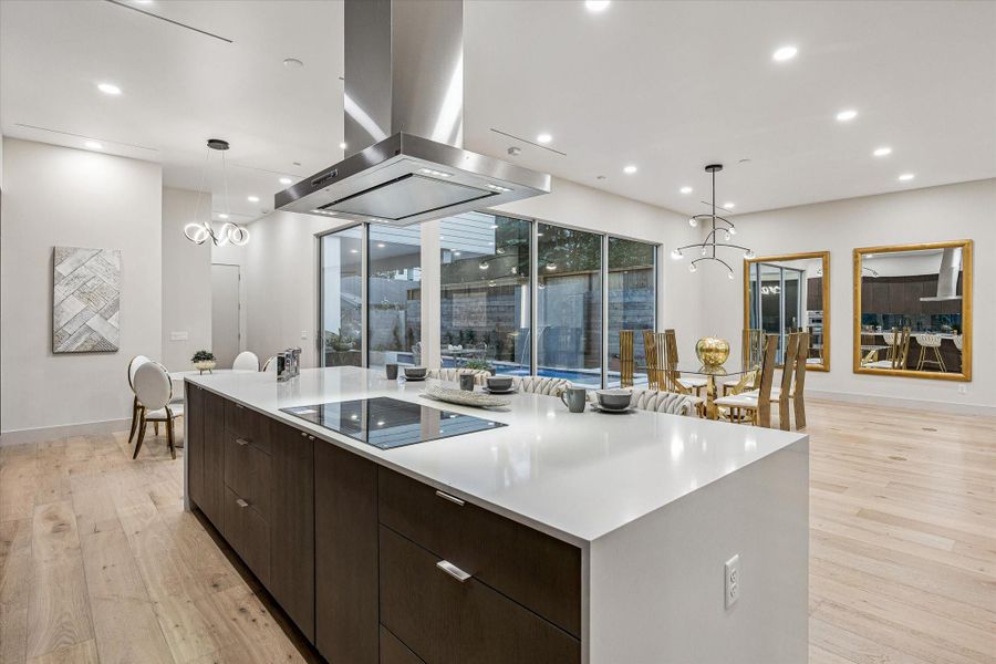 Furnished interior view inside a new home in , Houston (Image 18).