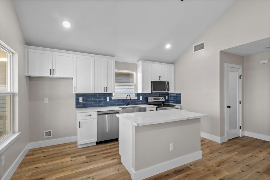 Furnished interior view inside a new home in , San Leon (Image 12).