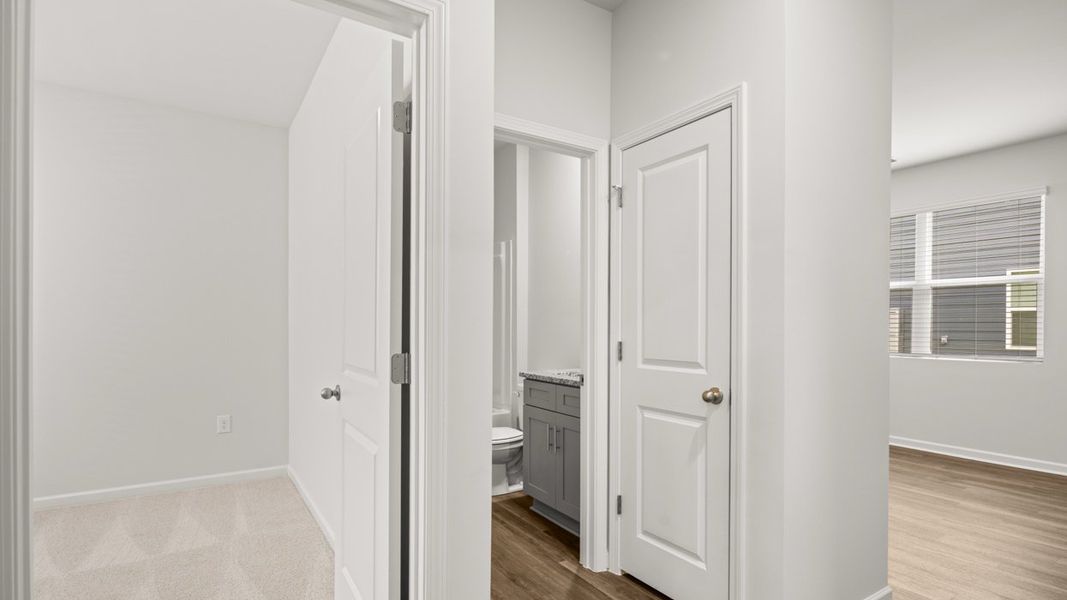 Representative unfurnished interior of a home built from the Allex by D.R. Horton in Estates at Deer Hollow, Grovetown (Image 22). Representative unfurnished interior of a home built from the Allex by D.R. Horton in Estates at Deer Hollow, Grovetown (Image 22).