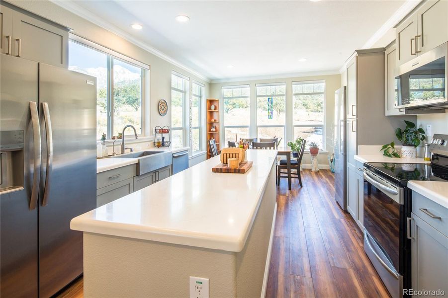 Furnished interior view inside a new home in , Crestone (Image 5).