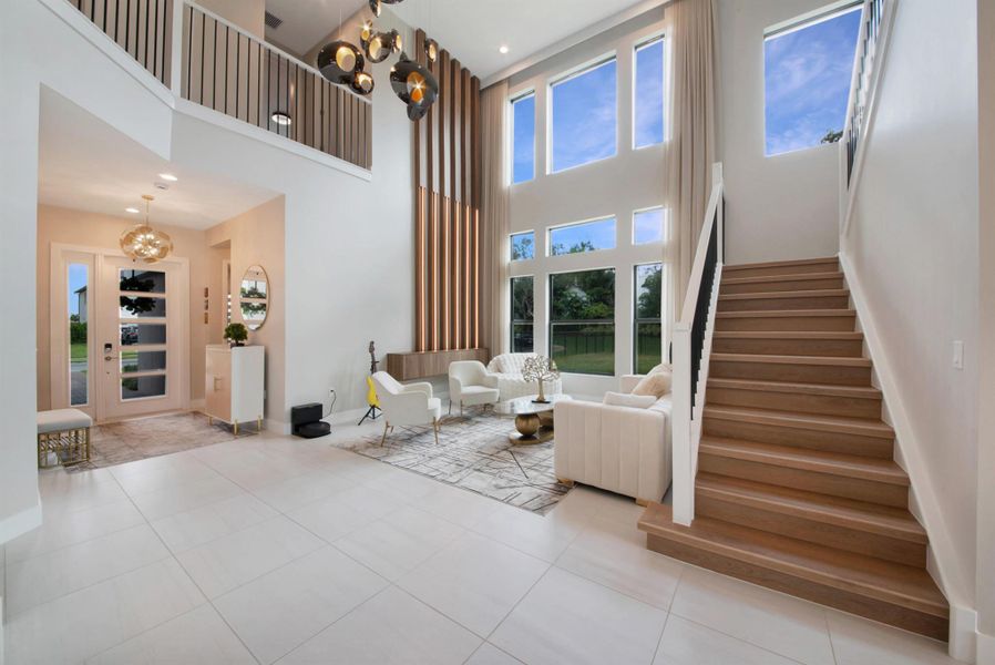 Furnished interior view inside a new home in , Boca Raton (Image 40).