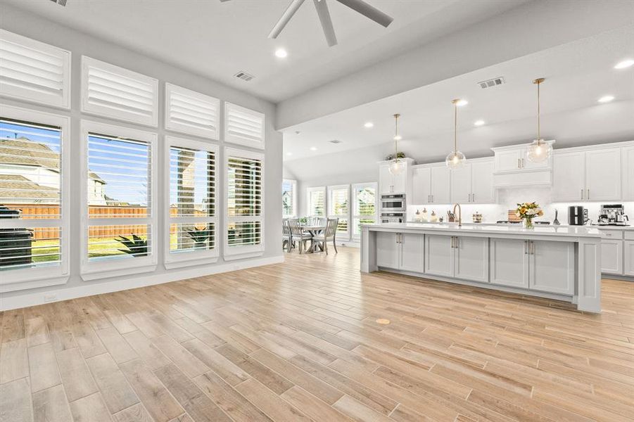 Furnished interior view inside a new home in Trinity Falls, McKinney (Image 11).