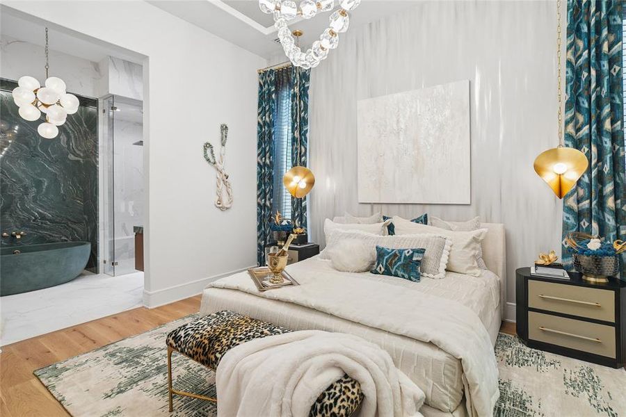 Furnished interior view inside a new home in , Southlake (Image 15).