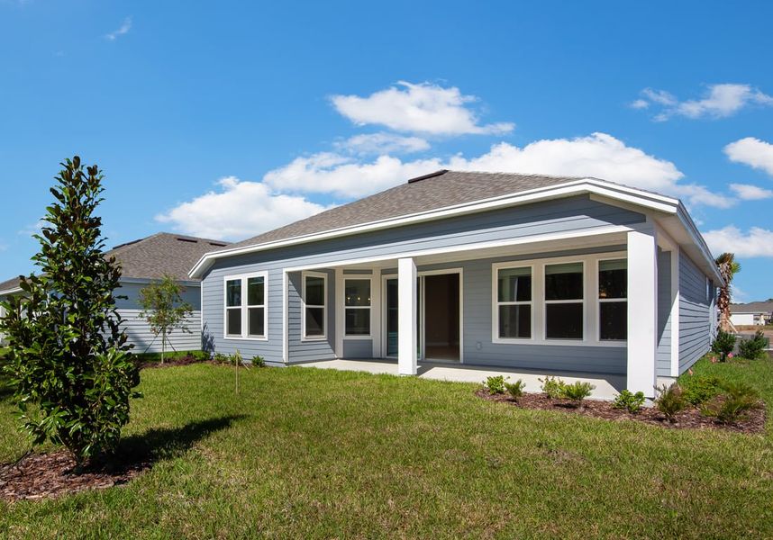 Representative exterior photo of a completed home built from the Antilla by Taylor Morrison in Colbert Landings, Palm Coast, FL (Image 16).