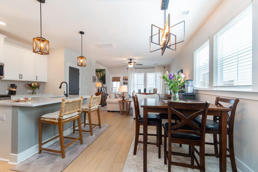 Furnished interior view inside a new home in Nexton - Midtown - The Park Collection, Summerville (Image 6).