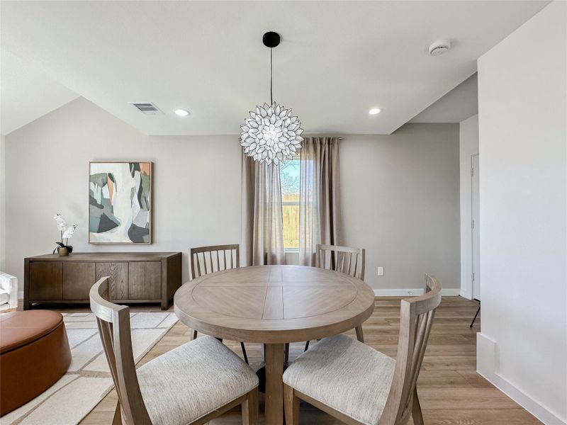 Furnished interior view inside a new home in , Conroe (Image 28).