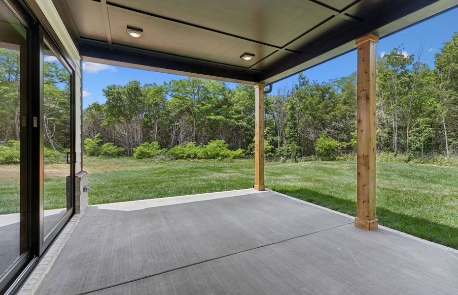 Representative exterior details of a home built from the Harrington by John Wieland in Willow Ridge, Nolensville (Image 4).