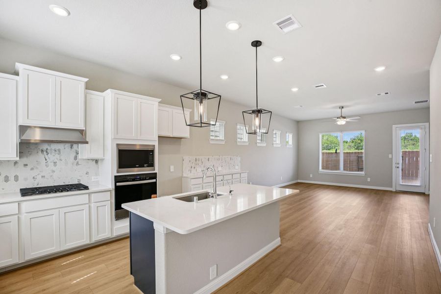 Furnished interior view inside a new home in Kemah Crossing - Luxe Series, Kemah (Image 5).