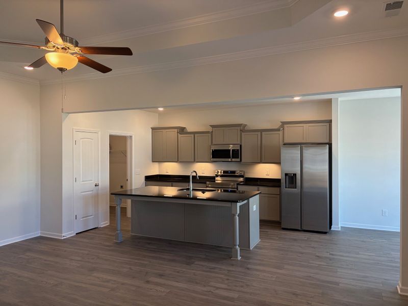 Furnished interior view inside a new home in Cumberland Estates, Fairview (Image 4).