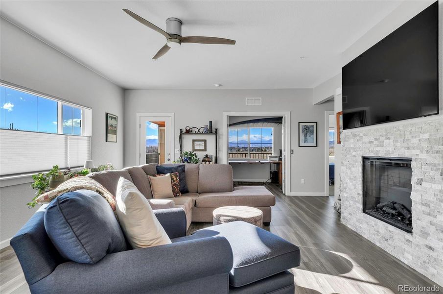 Views from Dining and Living