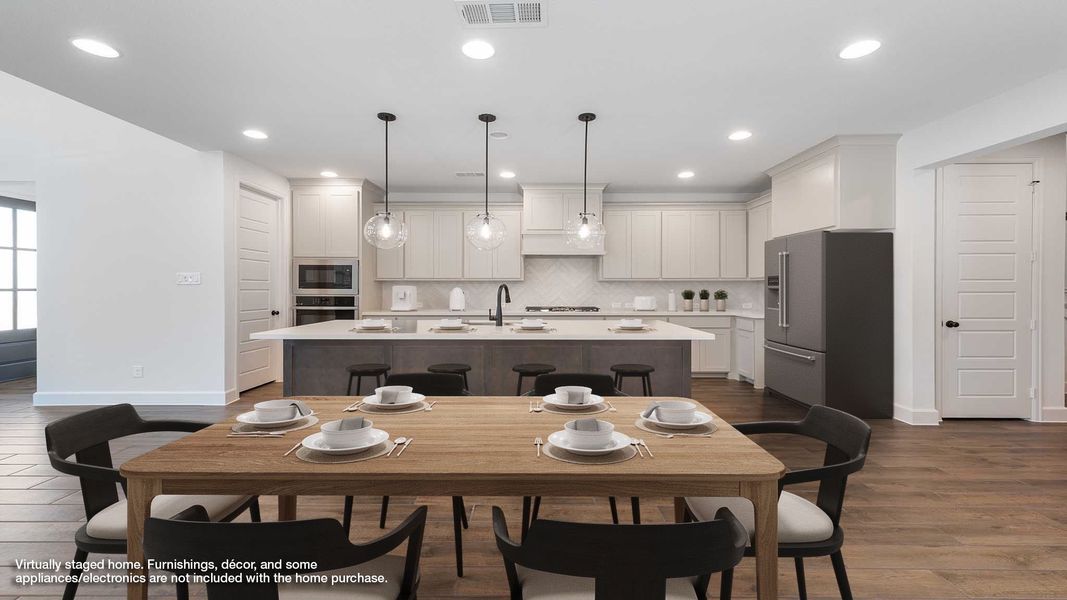 Furnished interior view inside a new home in The Parks at Wilson Creek, Celina (Image 5).