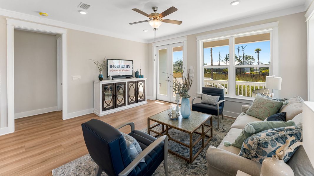 Representative furnished interior of a home built from the The Islamorada by D.R. Horton in WindMark Beach, Port Saint Joe (Image 14).