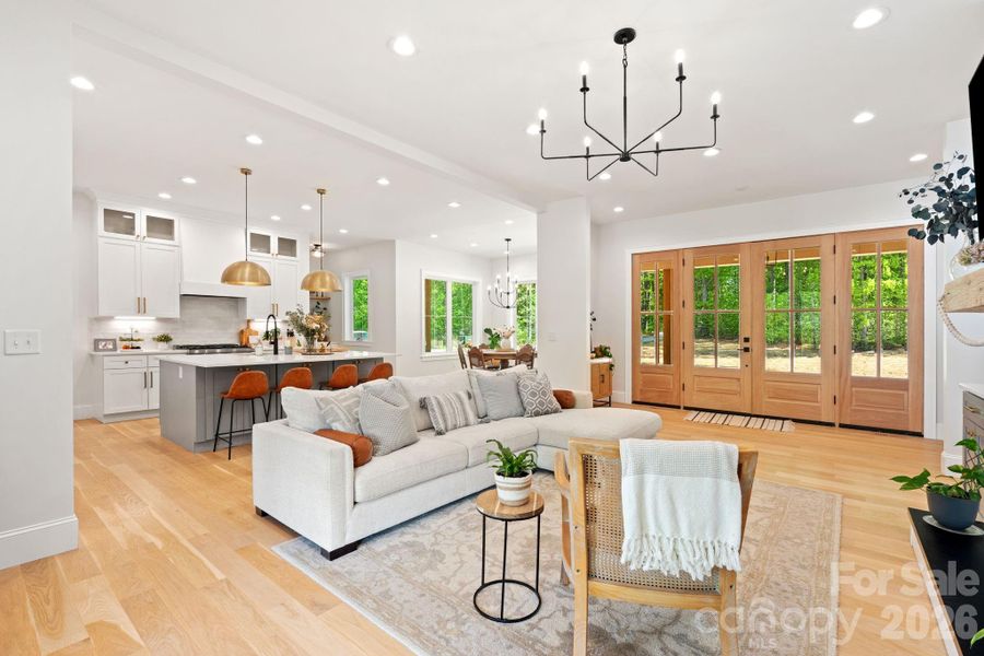 Furnished interior view inside a new home in , Rockwell (Image 16).