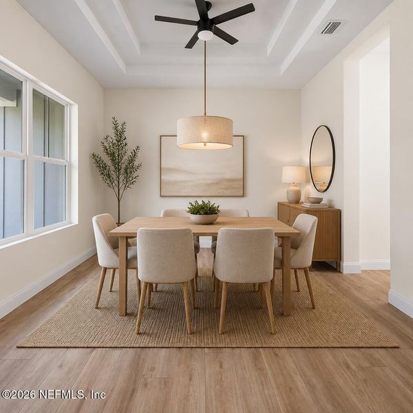 Furnished interior view inside a new home in , Yulee (Image 5).
