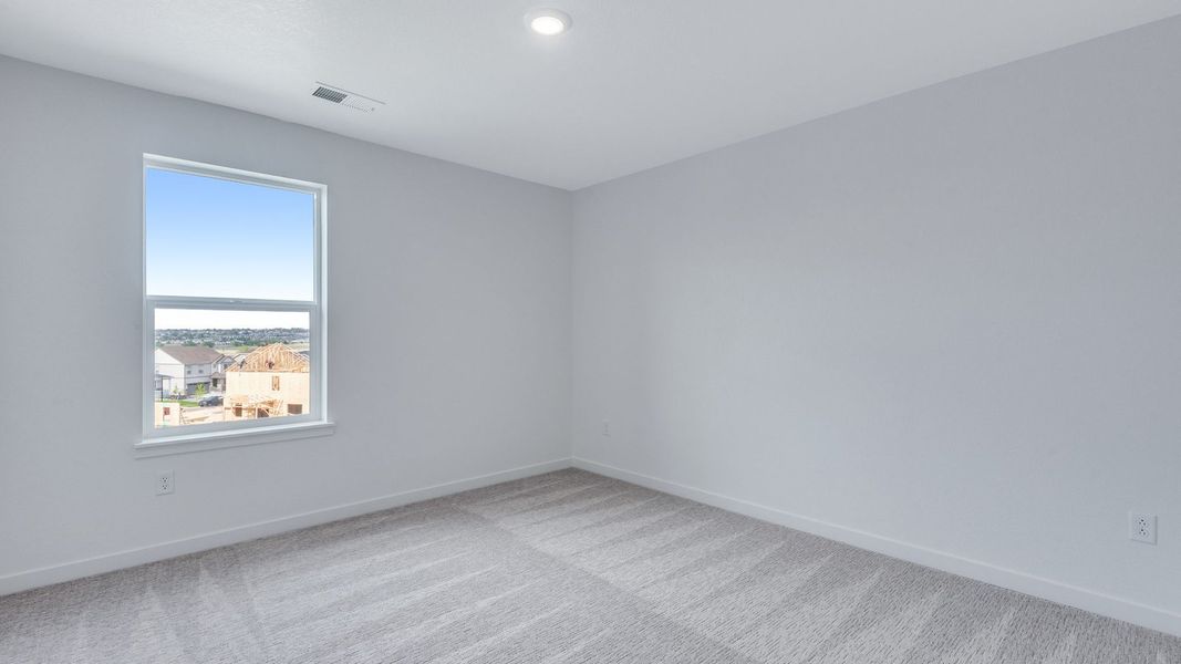 Spacious, unfurnished interior of a new home in Trails at Crowfoot, Parker (Image 22). Spacious, unfurnished interior of a new home in Trails at Crowfoot, Parker (Image 22).