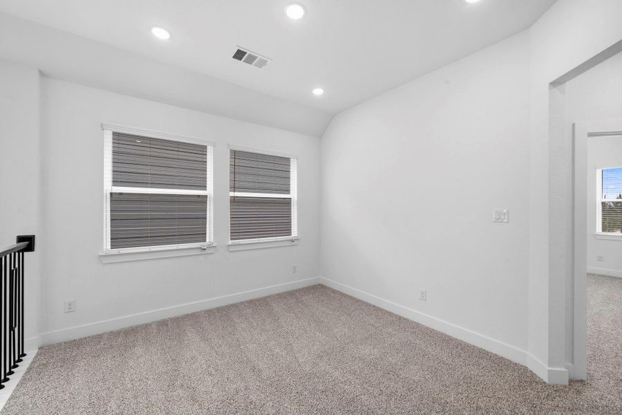 Spacious, unfurnished interior of a new home in Bridgeland, Cypress (Image 14).