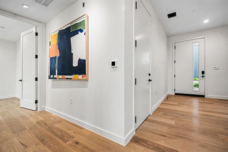 Entry leading to 2 downstairs bedrooms