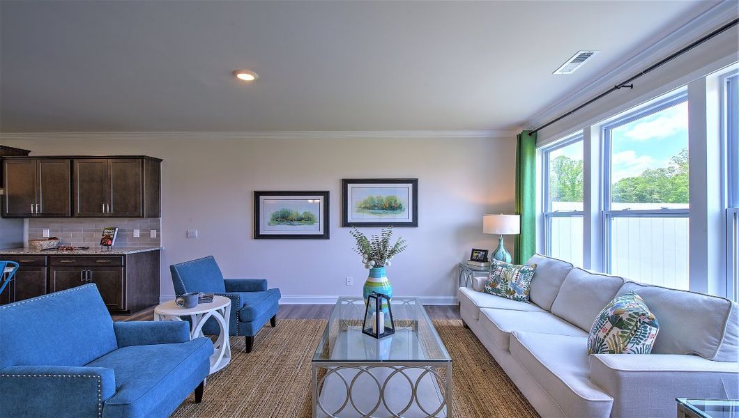 Representative furnished interior of a home built from the Lansing by D.R. Horton in The Townes at Stonecrest, Hendersonville (Image 16). Representative furnished interior of a home built from the Lansing by D.R. Horton in The Townes at Stonecrest, Hendersonville (Image 16).