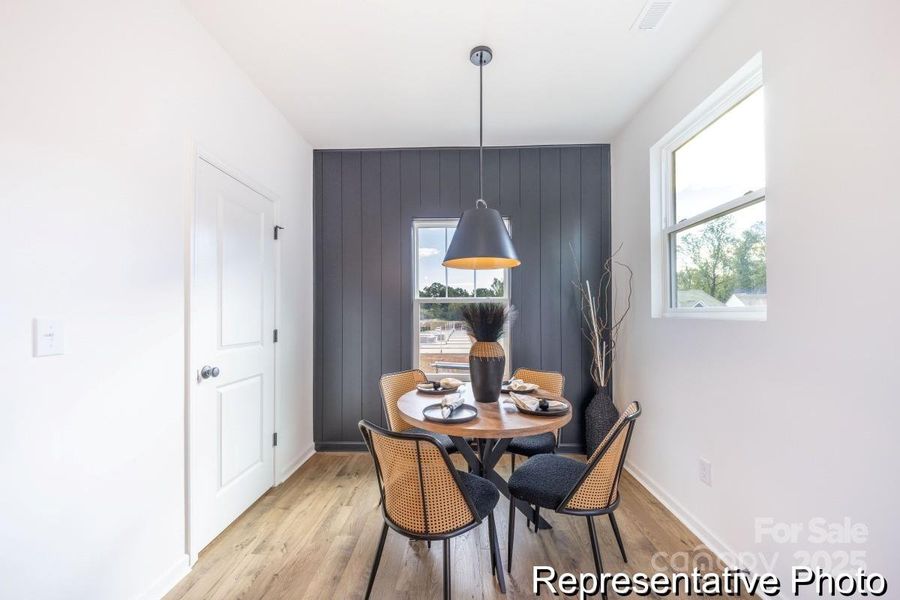 Furnished interior view inside a new home in , Charlotte (Image 15). Furnished interior view inside a new home in , Charlotte (Image 15).