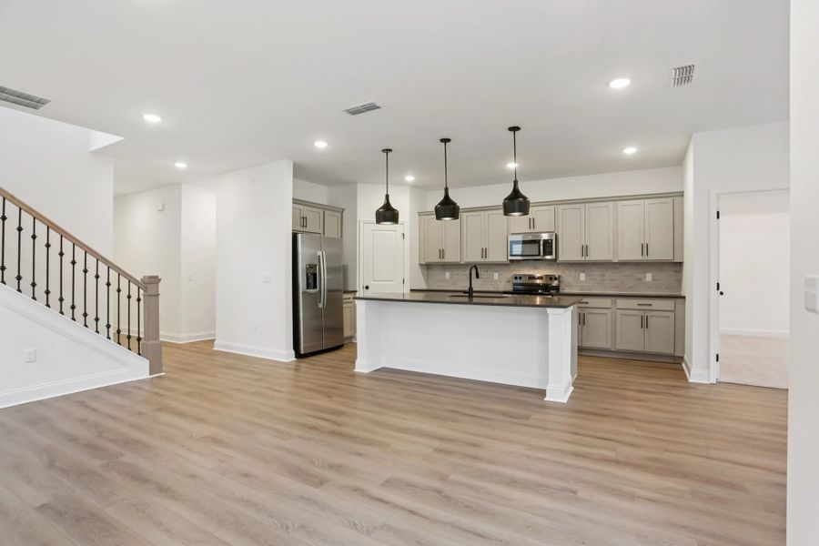 Furnished interior view inside a new home in Ascent at Arbor Ridge, La Vergne (Image 7). Furnished interior view inside a new home in Ascent at Arbor Ridge, La Vergne (Image 7).