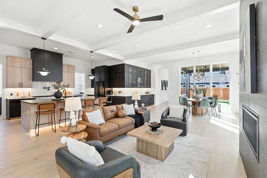 Furnished interior view inside a new home in , Roanoke (Image 33).