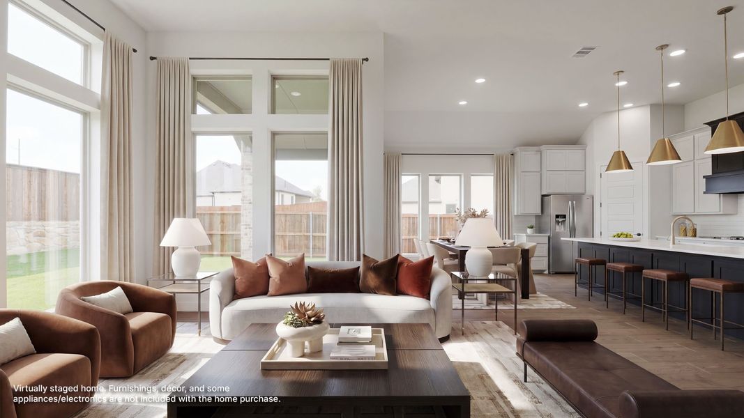 Furnished interior view inside a new home in The Parks at Wilson Creek, Celina (Image 6).