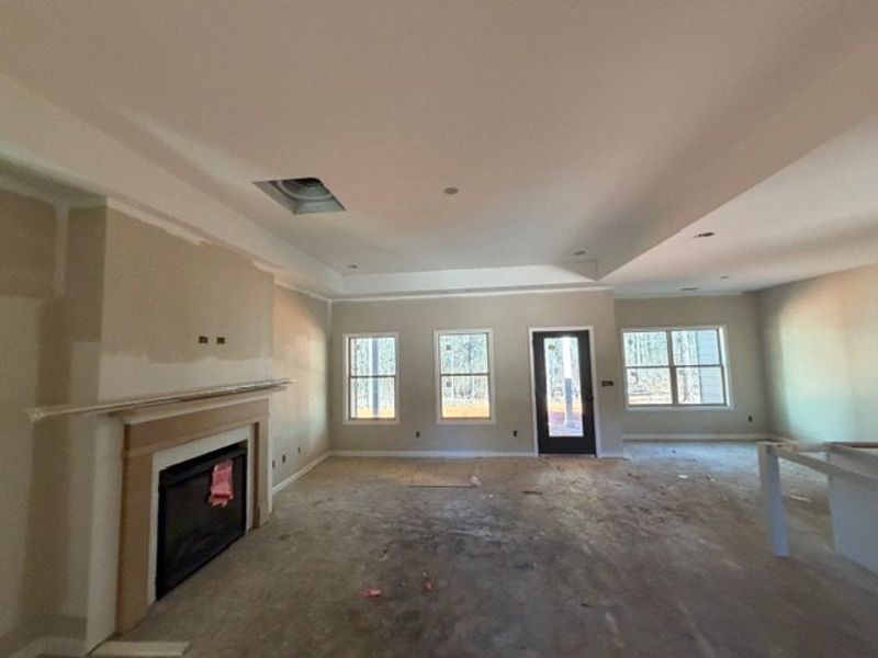 In-progress construction of a new home in Oakview, Pine Mountain, GA (Image 4).