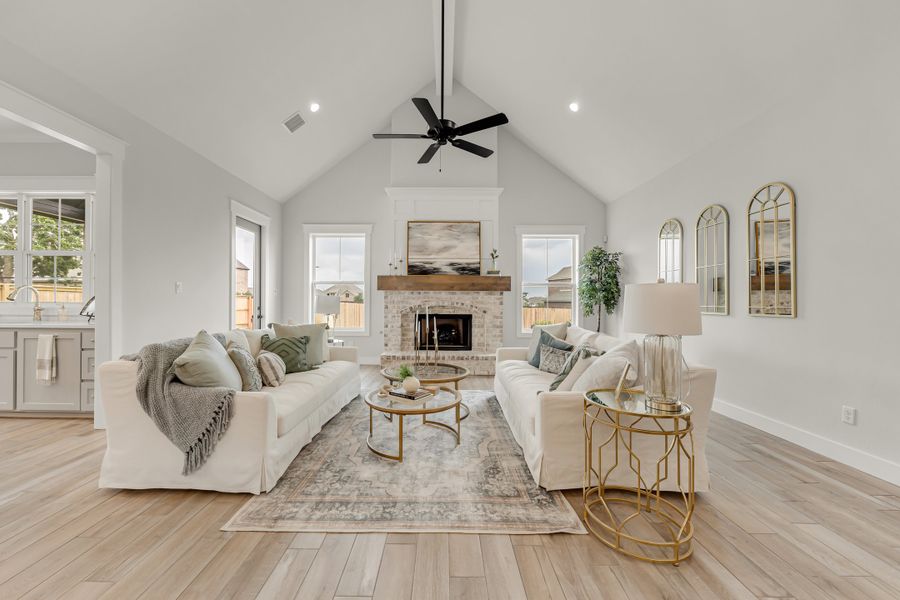 Representative furnished interior of a home built from the The Landry by Reece Homes in Oakmont, Bryan (Image 15).