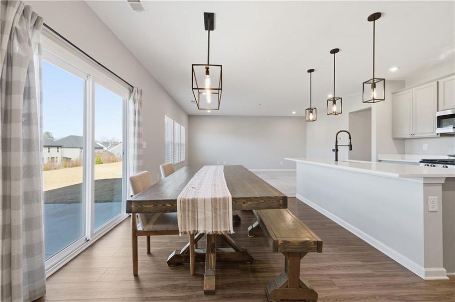Furnished interior view inside a new home in Twin Lakes, Hoschton (Image 9).