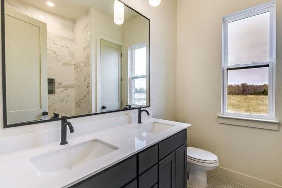 Furnished interior view inside a new home in , Midlothian (Image 6).