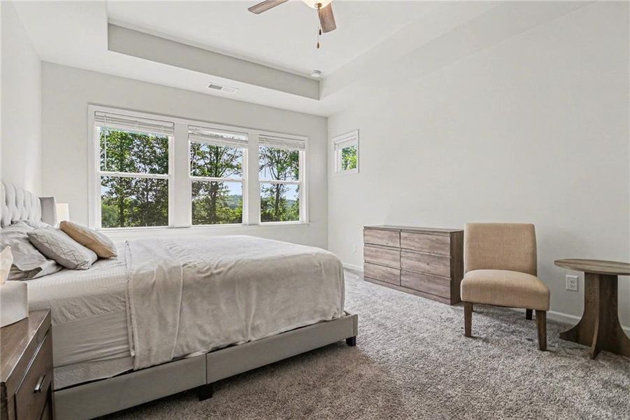 Furnished interior view inside a new home in Carmichael Farms, Canton (Image 17).