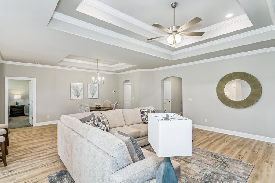 Furnished interior view inside a new home in Buckeyes Landing, Navarre (Image 7).