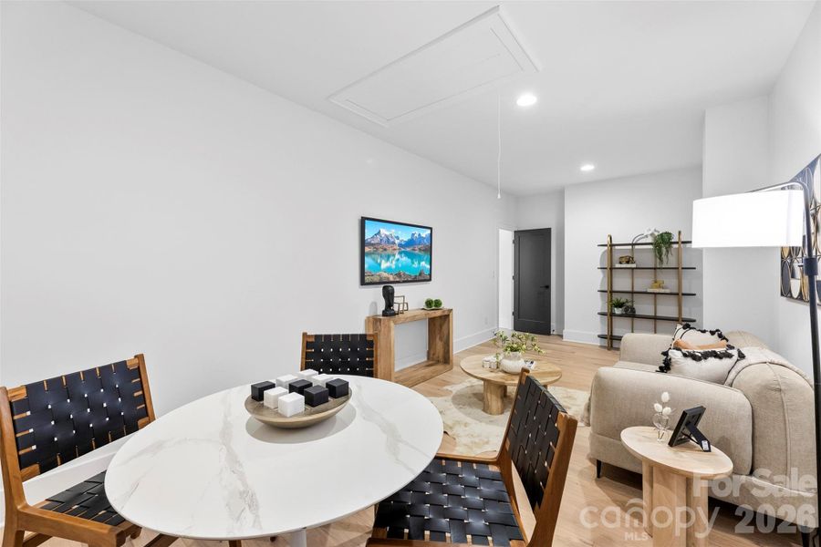 Furnished interior view inside a new home in , Charlotte (Image 31).