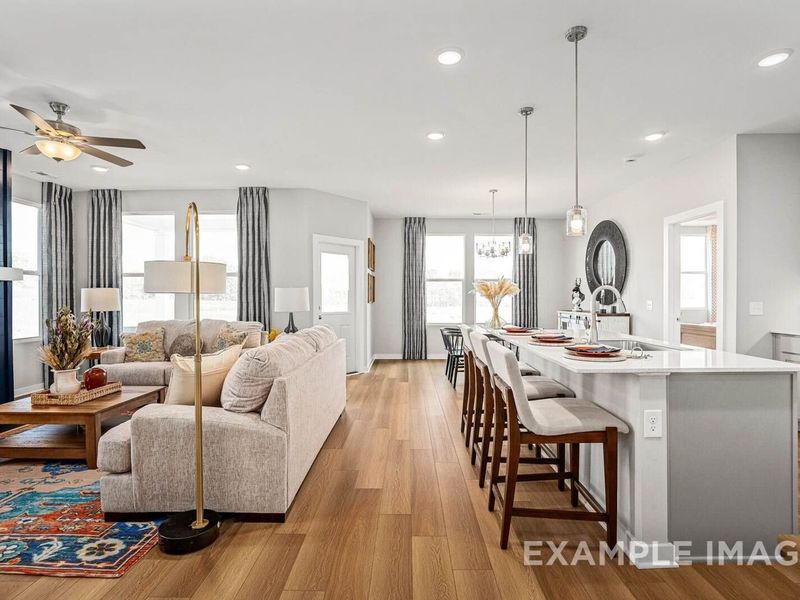 Furnished interior view inside a new home in Sage Farms, White House (Image 6).