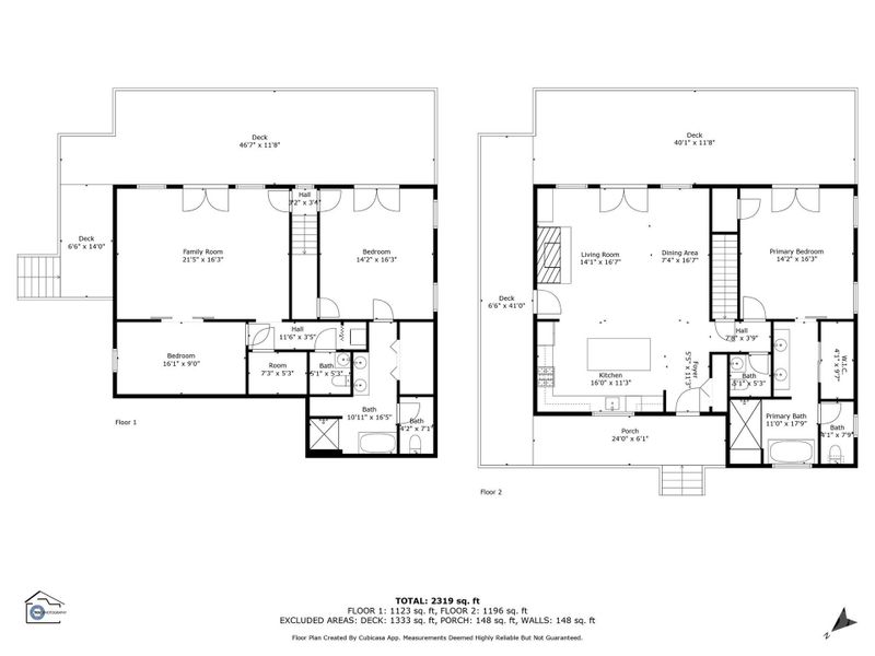2D floor plan layout of this home in , Hendersonville, NC (Image 4).