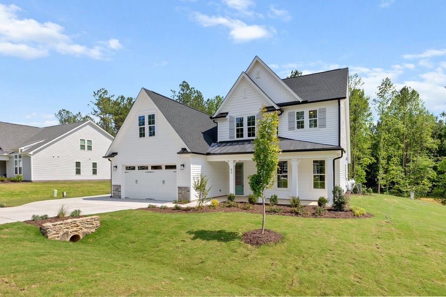 Representative exterior photo of a completed home built from the The Chandler by RobuckHomes in Baylee Ridge, Selma, NC (Image 51).